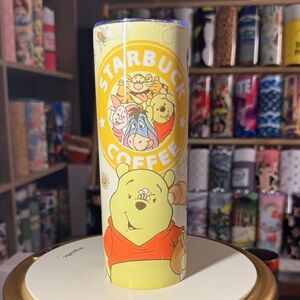20oz Pooh Bear Starbucks cafecito tumbler